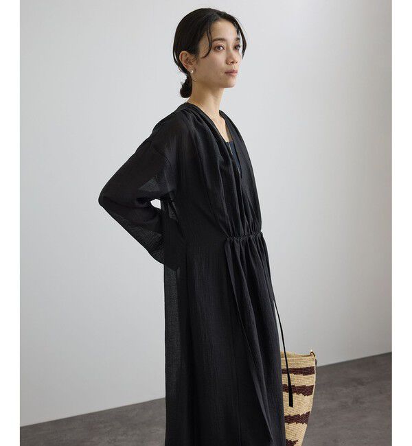 SALON adam et rope'「【WEB限定】サブリエギャザーワンピース」|ワンピース|