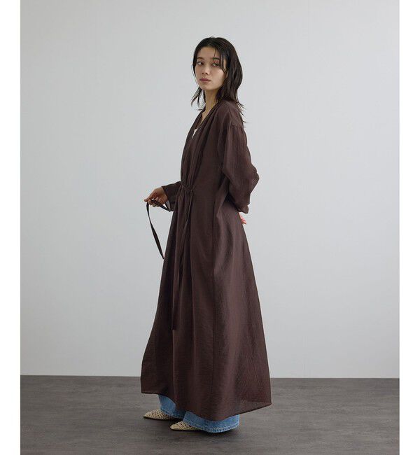 SALON adam et rope'「【WEB限定】サブリエギャザーワンピース」|ワンピース|