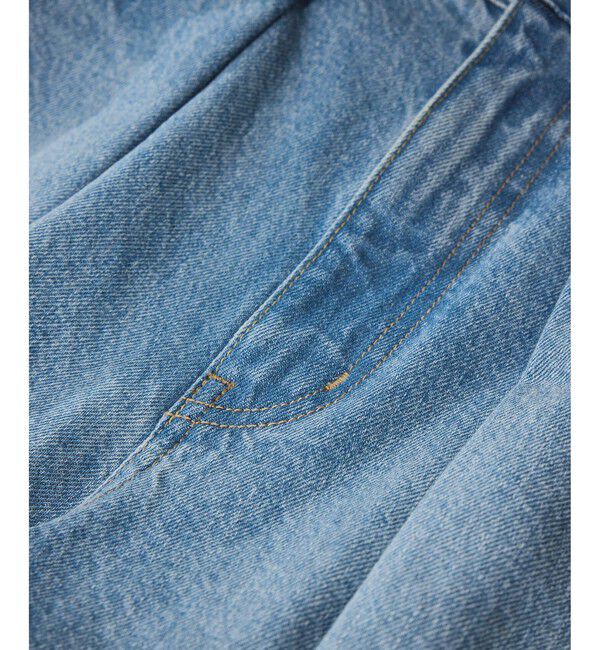 SALON adam et rope'「【WEB限定】フロントタックデニムパンツ」|デニム|