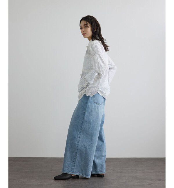 SALON adam et rope'「【WEB限定】フロントタックデニムパンツ」|デニム|