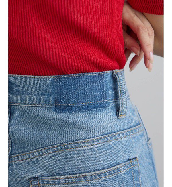 SALON adam et rope'「【WEB限定】フロントタックデニムパンツ」|デニム|