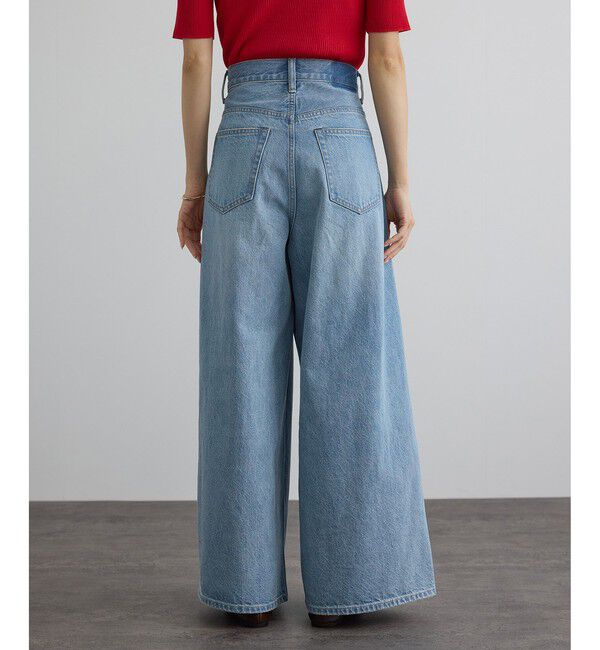 SALON adam et rope'「【WEB限定】フロントタックデニムパンツ」|デニム|