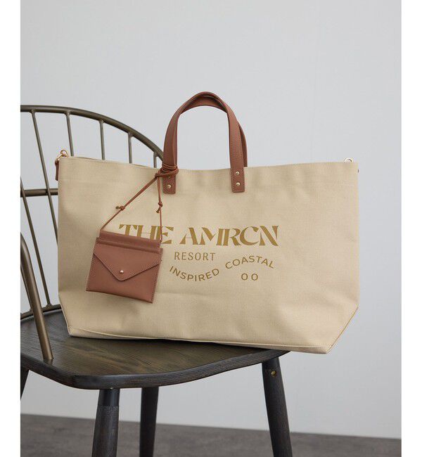 SALON adam et rope'「【Americana（アメリカーナ） for SALON】キャンバス2WAYトート」|トートバッグ|