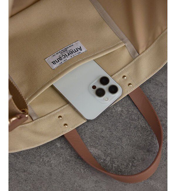 SALON adam et rope'「【Americana（アメリカーナ） for SALON】キャンバス2WAYトート」|トートバッグ|