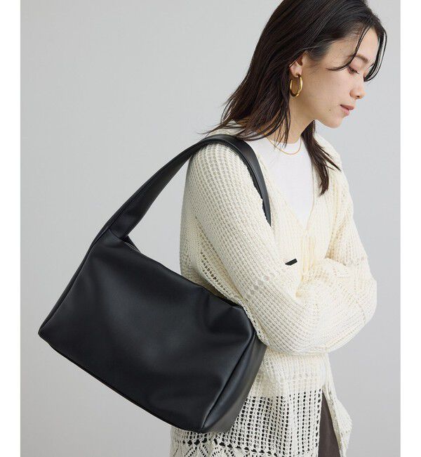 SALON adam et rope'「【WEB限定】スプリットレザーHOBOバッグ」|ハンドバッグ|