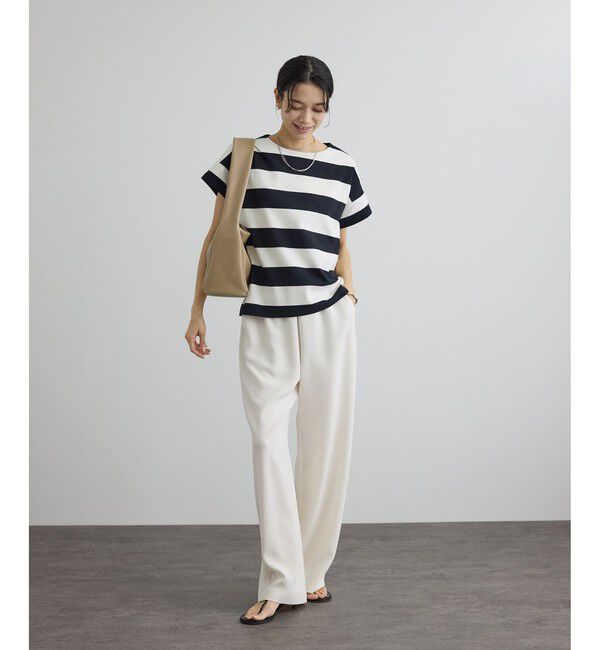 SALON adam et rope'「【WEB限定】スプリットレザーHOBOバッグ」|ハンドバッグ|