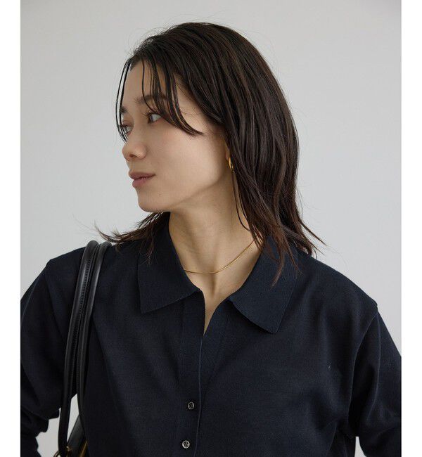 SALON adam et rope'「【WEB限定】ドライタッチスキッパーカーディガン」|カーディガン|