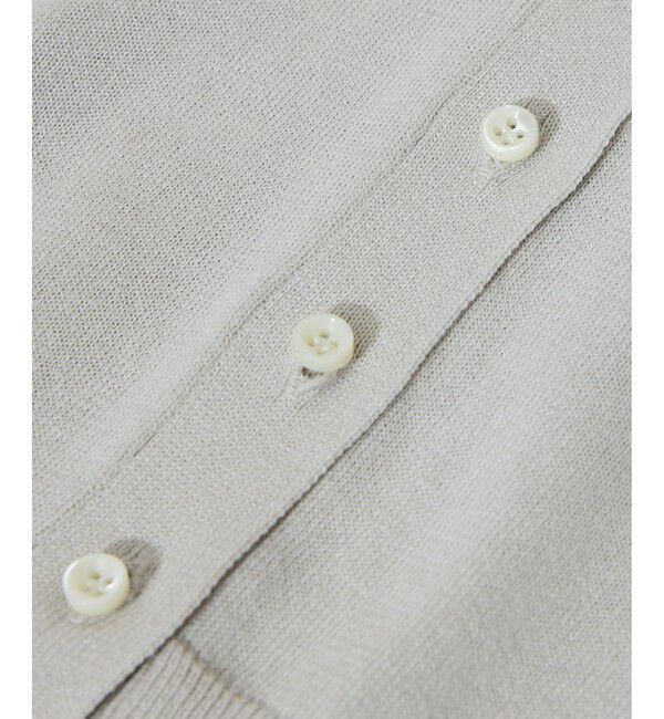SALON adam et rope'「【WEB限定】ドライタッチスキッパーカーディガン」|カーディガン|