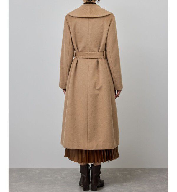 ROPE「プレミアムカシミヤ ショールカラーコート【25AW】」|ステンカラーコート|