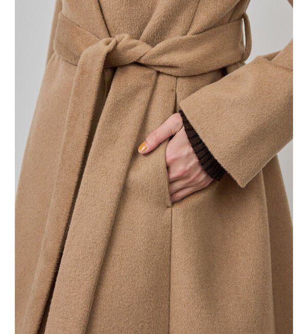 ROPE「プレミアムカシミヤ ショールカラーコート【25AW】」|ステンカラーコート|