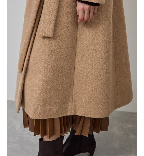 ROPE「プレミアムカシミヤ ショールカラーコート【25AW】」|ステンカラーコート|