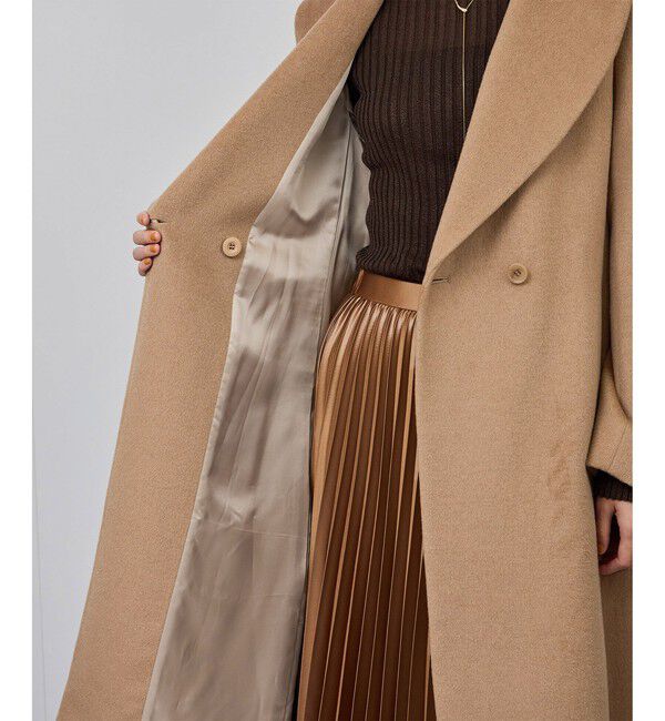 ROPE「プレミアムカシミヤ ショールカラーコート【25AW】」|ステンカラーコート|