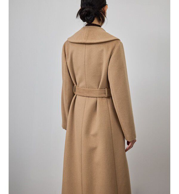 ROPE「プレミアムカシミヤ ショールカラーコート【25AW】」|ステンカラーコート|