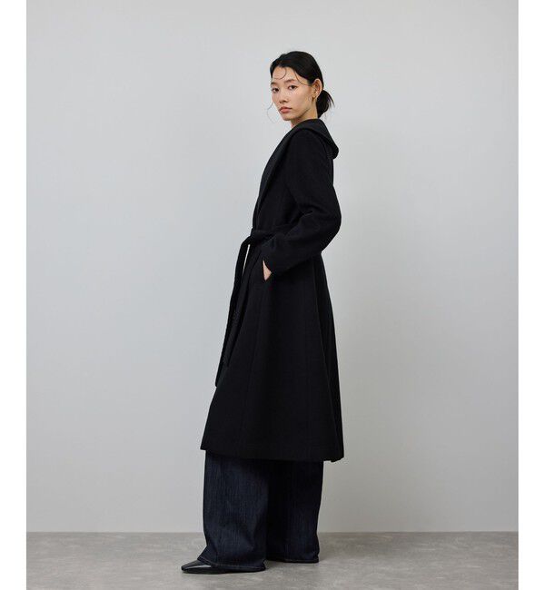 ROPE「プレミアムカシミヤ ショールカラーコート【25AW】」|ステンカラーコート|