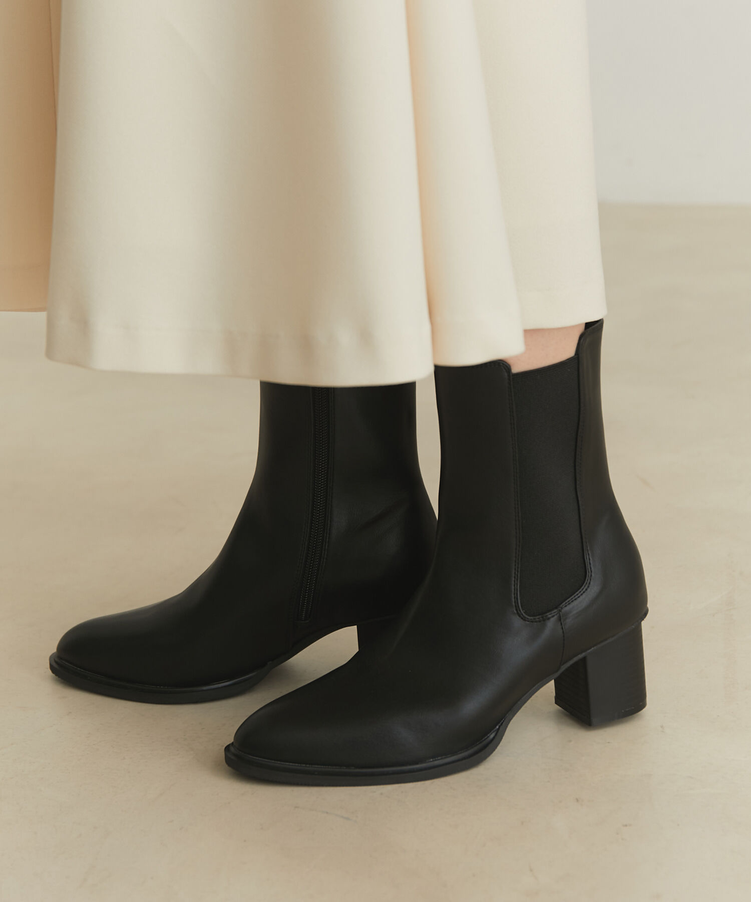 Juze「ヒールサイドゴアブーツ」|その他|