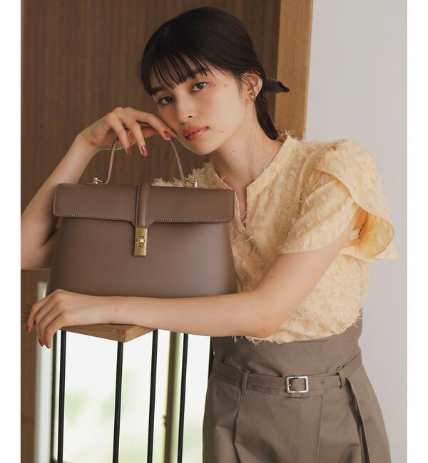 VIS「ひねり金具ワンハンドルバッグ/2WAY,軽量」|ハンドバッグ|