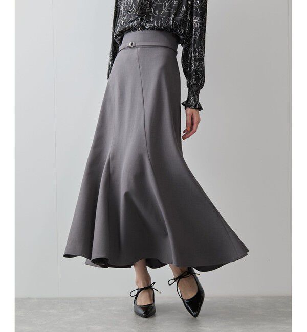 VIS「エスカルゴ切替マーメイドスカート」|スカート|