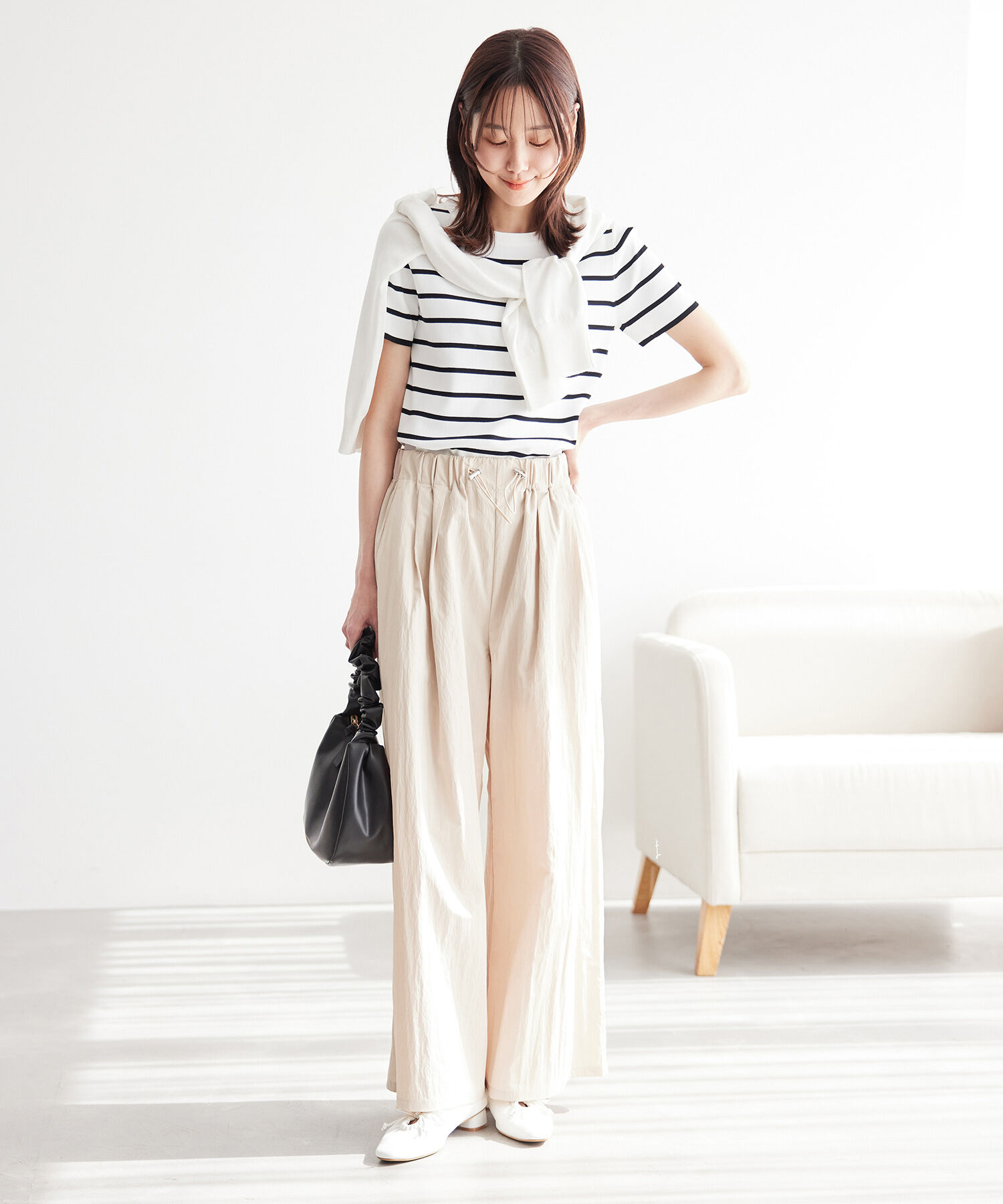 Rope&rsquo;Picnic「ウエストドロストコードイージーパンツ」|その他|