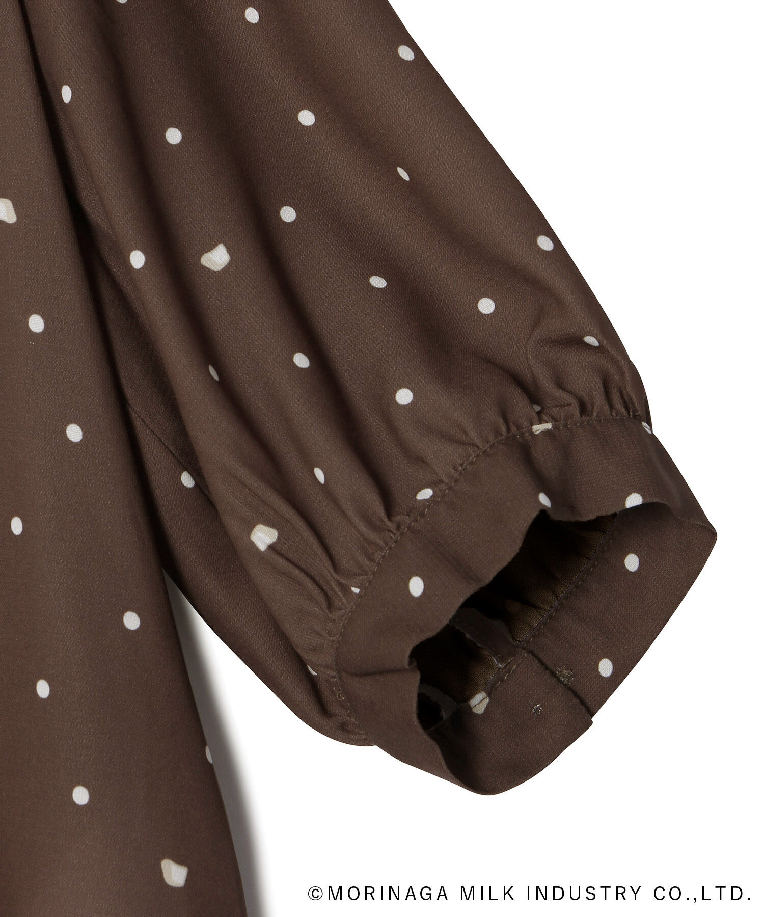 Rope&rsquo;Picnic「【Pino meets ROPE' PICNIC】Pinoドット柄ブラウス」|シャツ・ブラウス|