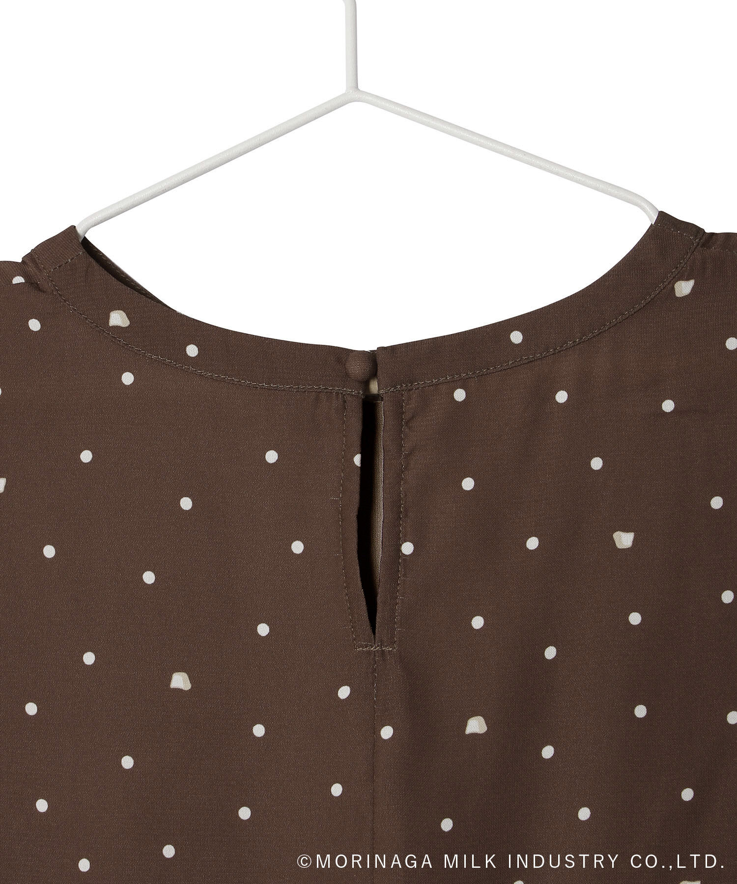 Rope&rsquo;Picnic「【Pino meets ROPE' PICNIC】Pinoドット柄ブラウス」|シャツ・ブラウス|