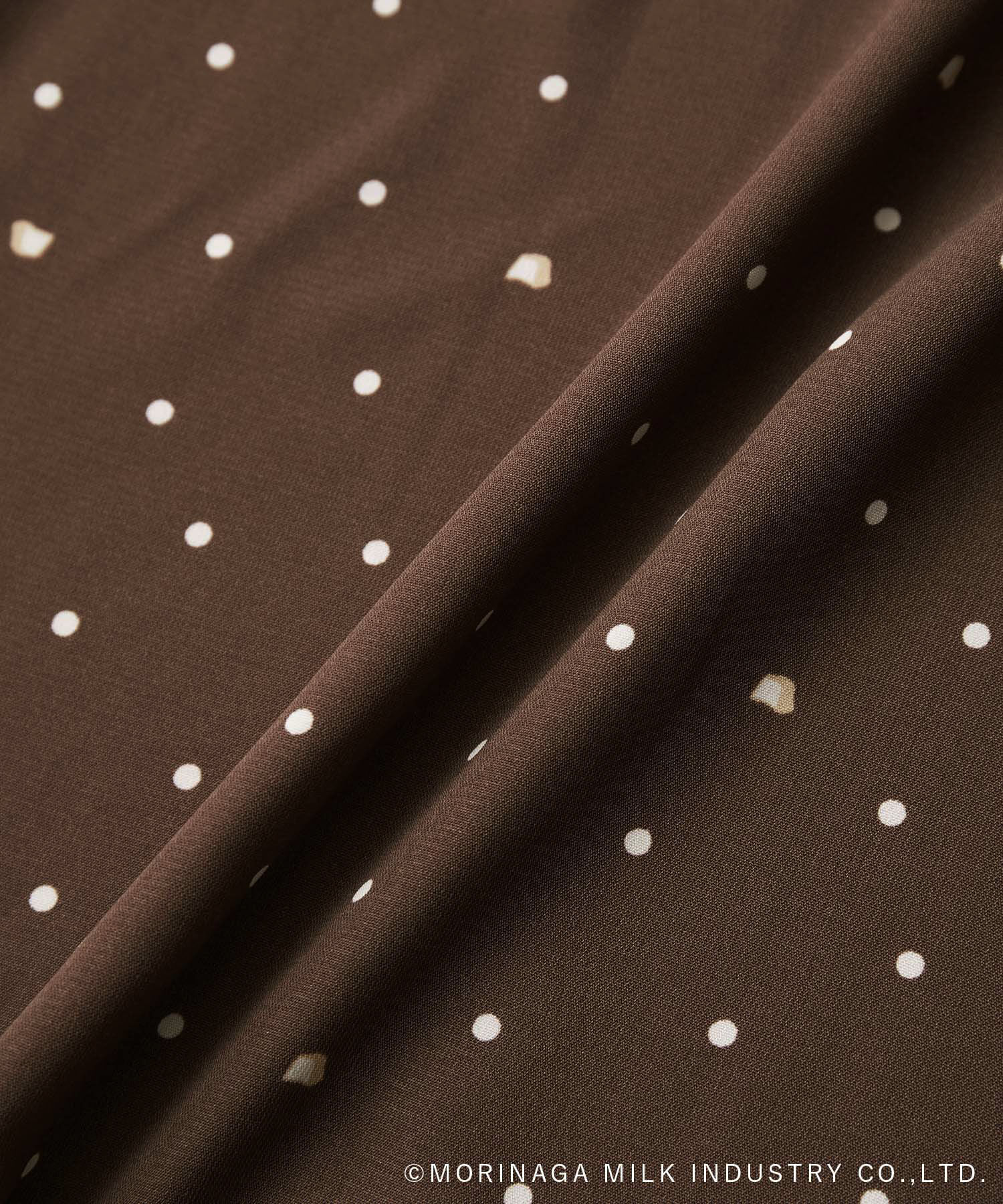 Rope&rsquo;Picnic「【Pino meets ROPE' PICNIC】Pinoドット柄ブラウス」|シャツ・ブラウス|