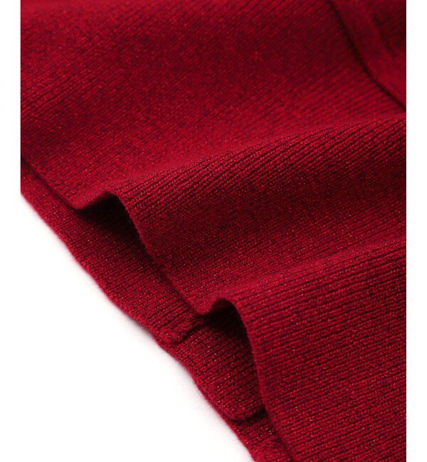 ADAM ET ROPE'「【WEB限定】ラメニットコンパクトカーディガン」|カーディガン|