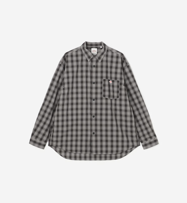 DANTON「DANTON | レギュラーカラー 長袖ワークシャツ MEN」|シャツ・ブラウス|