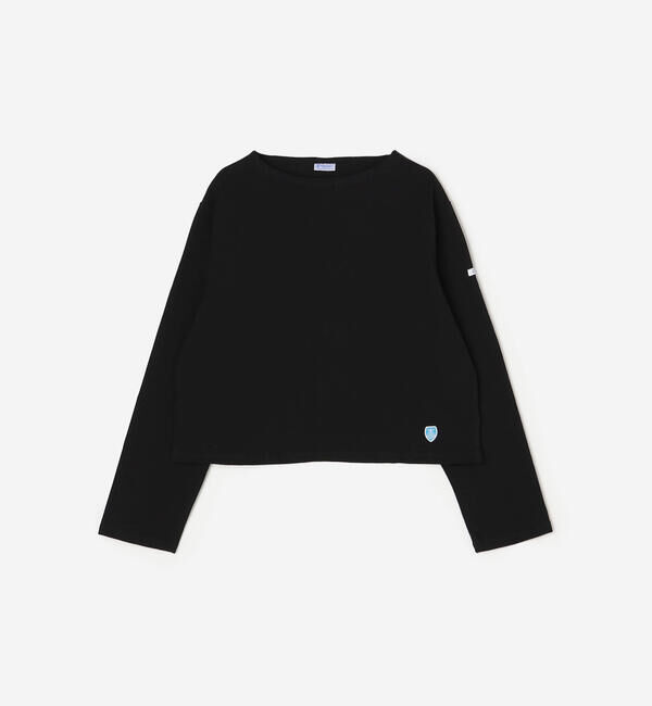 ORCIVAL「ORCIVAL | コットンロード クロップドTシャツ WOMEN」|Tシャツ・カットソー|BLACK