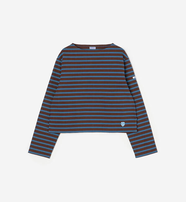 ORCIVAL「ORCIVAL | コットンロード クロップドTシャツ WOMEN」|Tシャツ・カットソー|BROWN系1