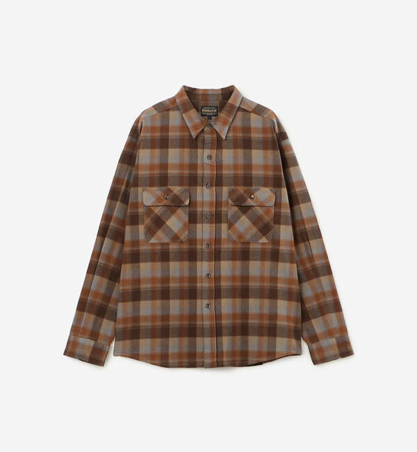  「PENDLETON |〈別注〉 レギュラーカラー チェックシャツ MEN」|シャツ・ブラウス|ORANGE