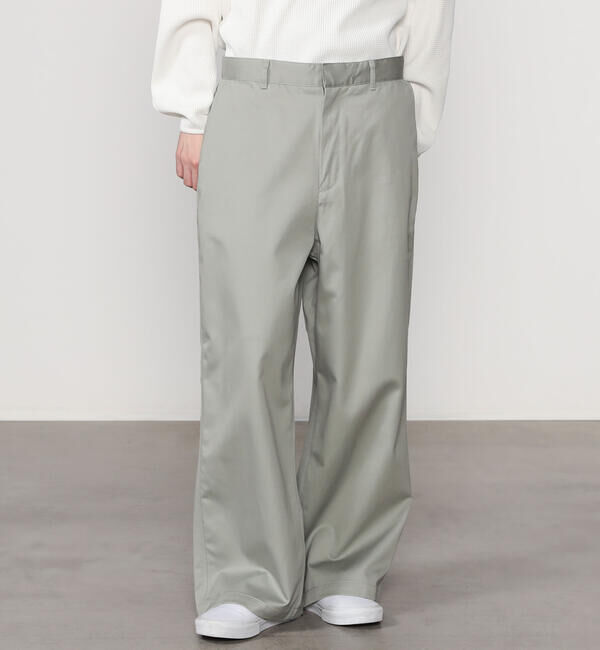  「FARAH | ワイドストレートパンツ MEN」|チノ|