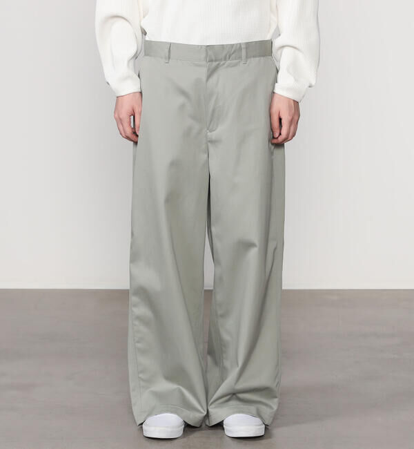  「FARAH | ワイドストレートパンツ MEN」|チノ|