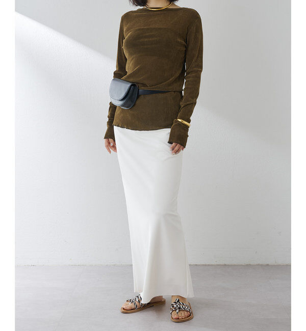  「フロッキーバックシャンカットソー」|Tシャツ・カットソー|