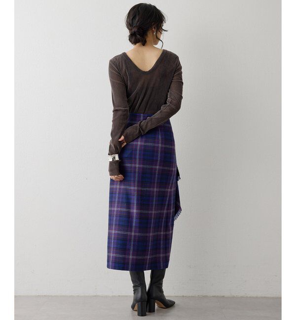  「フロッキーバックシャンカットソー」|Tシャツ・カットソー|