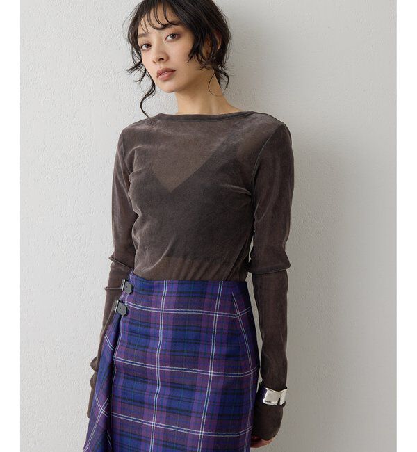  「フロッキーバックシャンカットソー」|Tシャツ・カットソー|