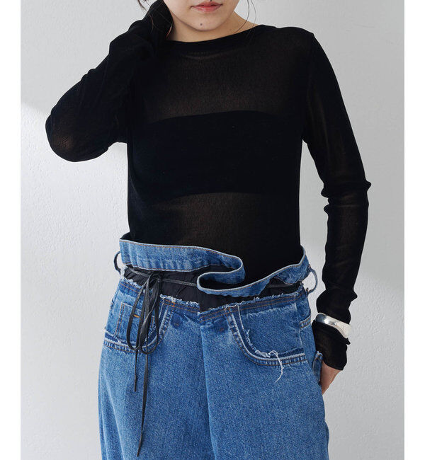  「フロッキーバックシャンカットソー」|Tシャツ・カットソー|