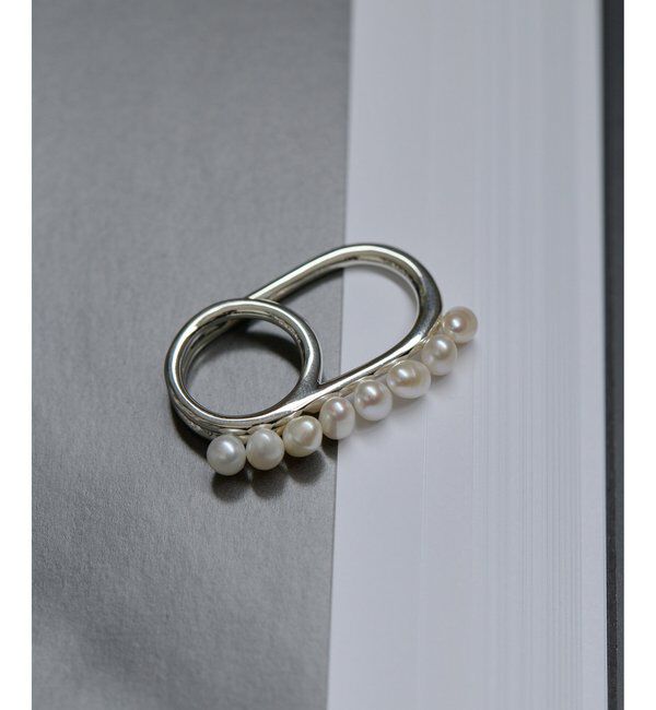 Hoaw.「【Hoaw.】パールダブルリング」|リング|