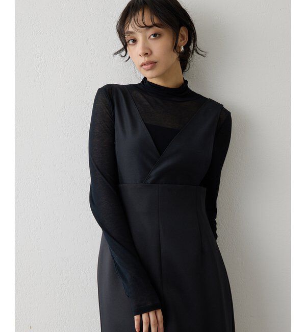  「ダブルサテンワンピース」|ワンピース|