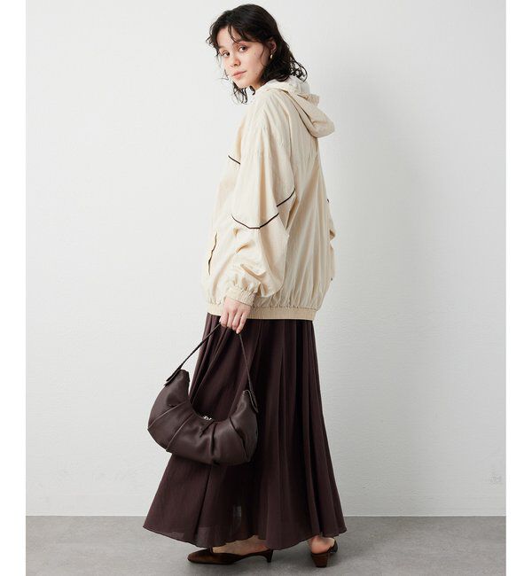  「製品染めカラースカート」|スカート|