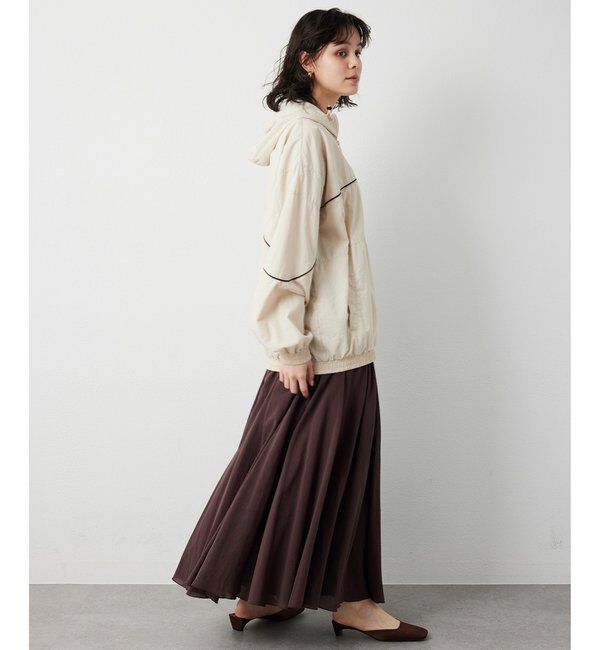 「製品染めカラースカート」|スカート|