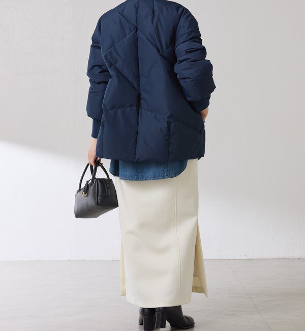  「ノーカラーダウンコート」|その他|
