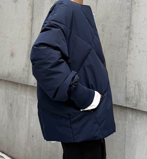  「ノーカラーダウンコート」|その他|