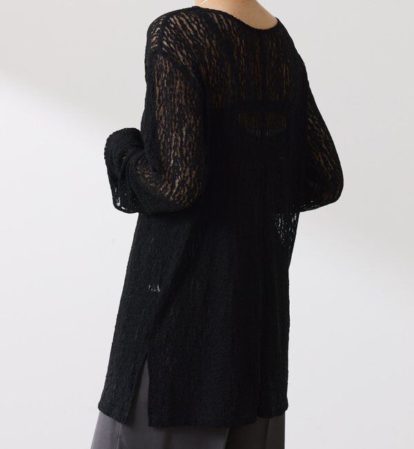  「レースオーバーチュニック」|Tシャツ・カットソー|