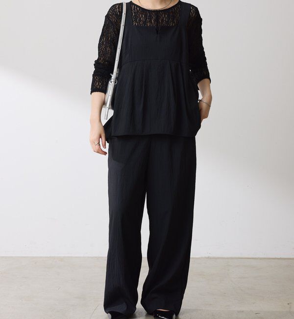  「レースオーバーチュニック」|Tシャツ・カットソー|