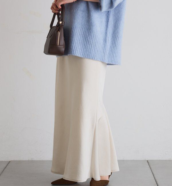 「【IDE監修大きめサイズ/WEB限定リバイバル】サテンマーメイドスカート」|スカート|