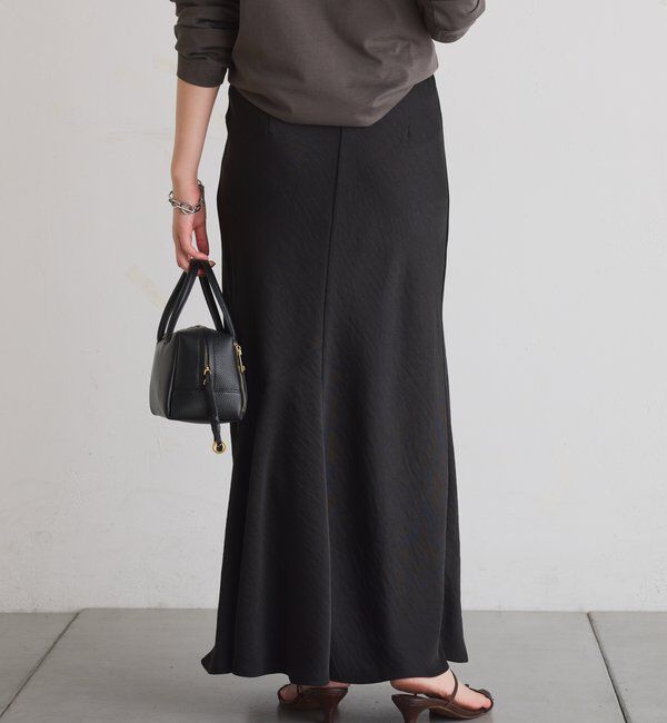  「【IDE監修大きめサイズ/WEB限定リバイバル】サテンマーメイドスカート」|スカート|