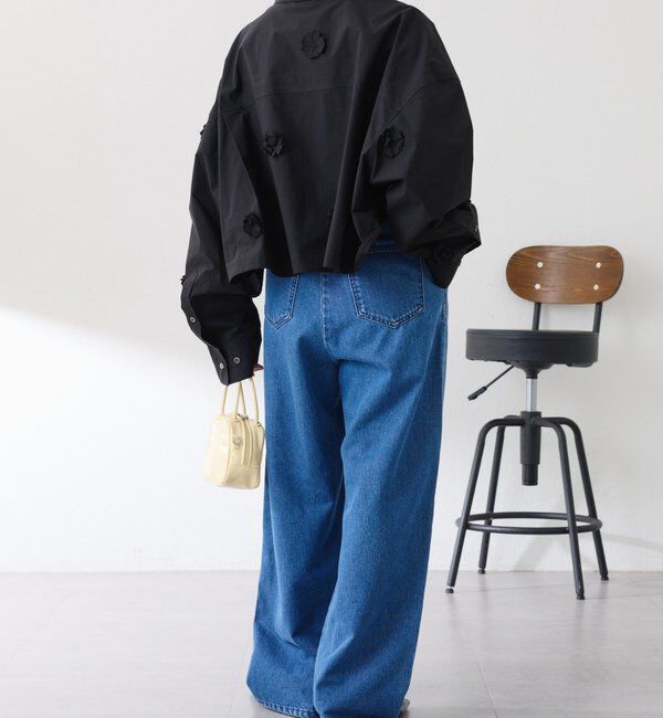  「フラワーモチーフシャツ」|シャツ・ブラウス|