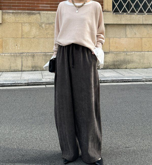  「メリノウール100%ボートネック」|ニット・セーター|