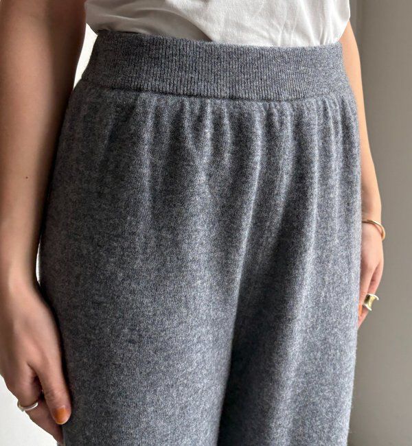  「メリノウール100％ニットパンツ」|チノ|