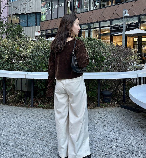  「チュールベロア2WAYカーディガン」|Tシャツ・カットソー|